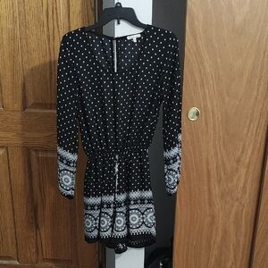 Black and White Polka Dot Dress